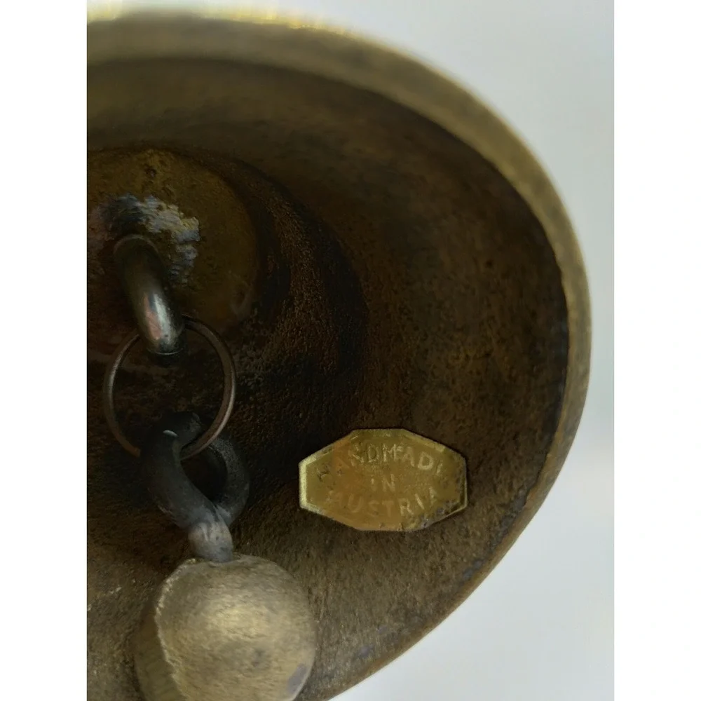 Walter Bosse PENGUIN bell Handmade In Austria brass 4.5